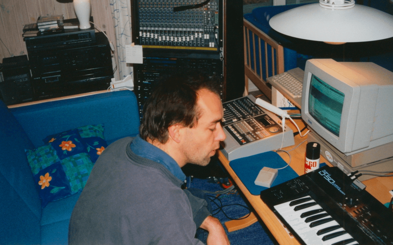 Steve am Roland D50, 1998