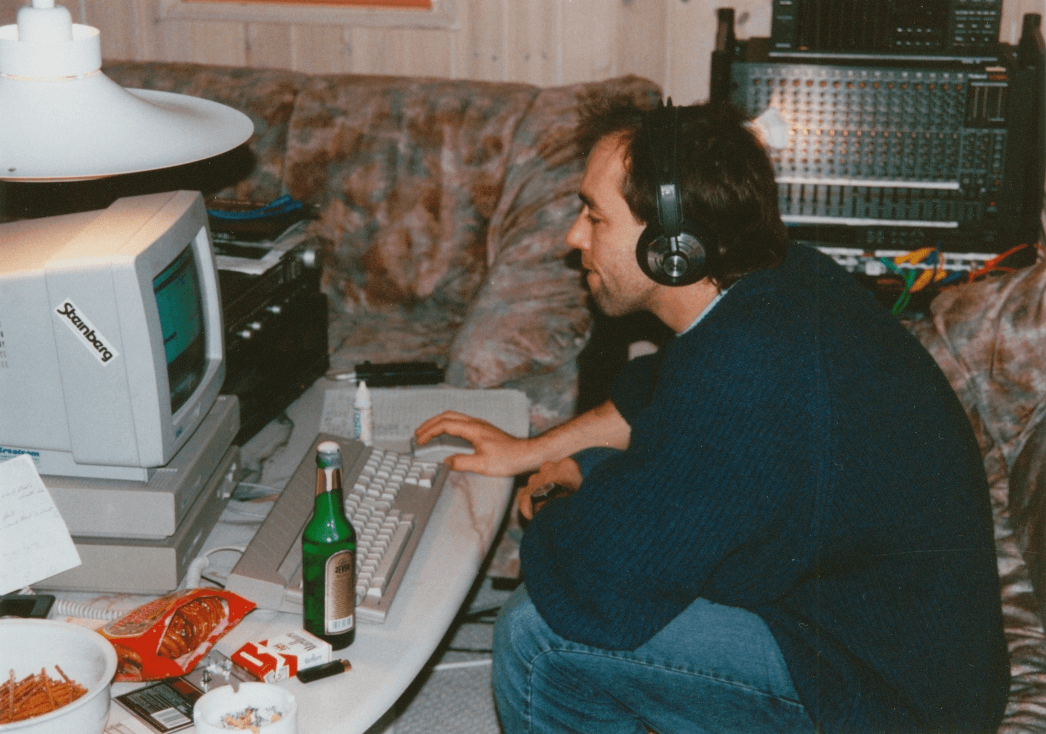 Steve am Atari, 1995